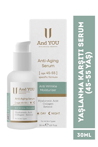 AND YOU Anti Aging Serum Day & Night / Yaşlanma Karşıtı Serum (45-55 Yaş) 30 ml