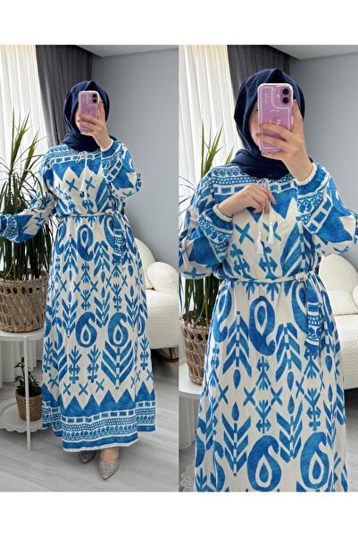 suphan tekstil فستان من الفسكوز من الفيسكوز