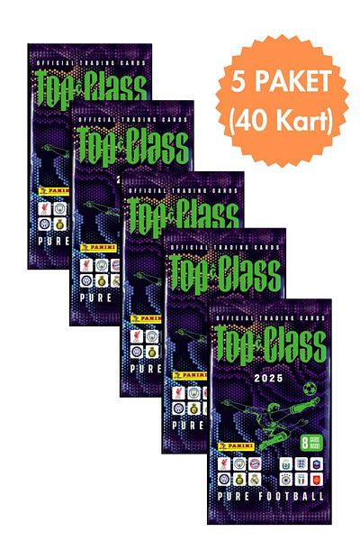 Toyika Panini Top Class 2025 Trading Cards 8 X 5 Pieces