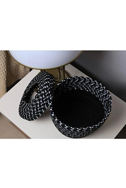 ModaCardin Modern Trash Can with Jute Straw Lid