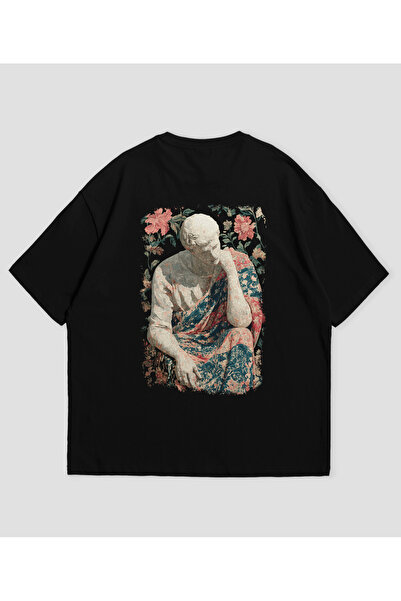 SVART WEAR تي شيرت للجنسين مقاس كبير من النحت والكليم