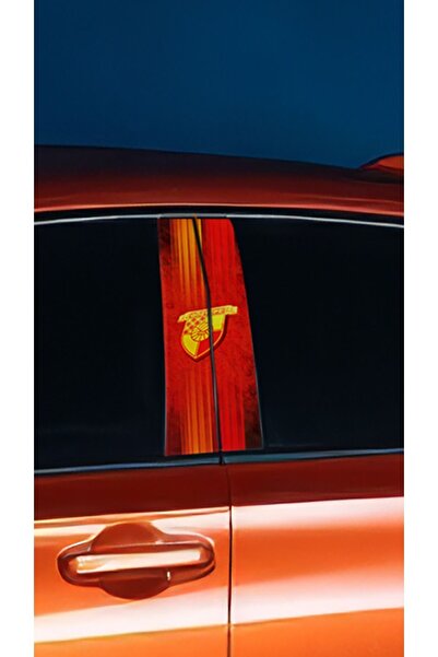 Pi Dekorasyon Araç Kapı Direk Kaplama Folyosu Göztepe Desenli (SAĞ SOL TAKIM)...