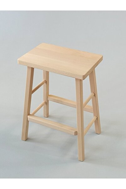 Özer Aldoğan Ahşap Bar Taburesi 60cm (28cmx42cm)
