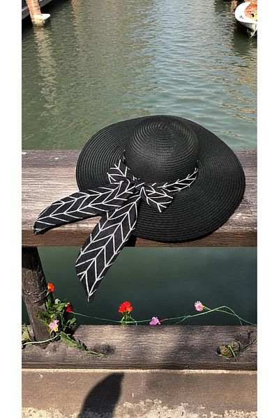Deeplively Women's Straw Hat Summer Beach Hat Premium Quality - Foldable - Adjustable to Head
