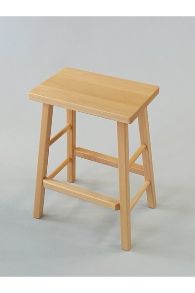 Özer Aldoğan Ahşap Bar Taburesi 60cm (28cmx42cm)