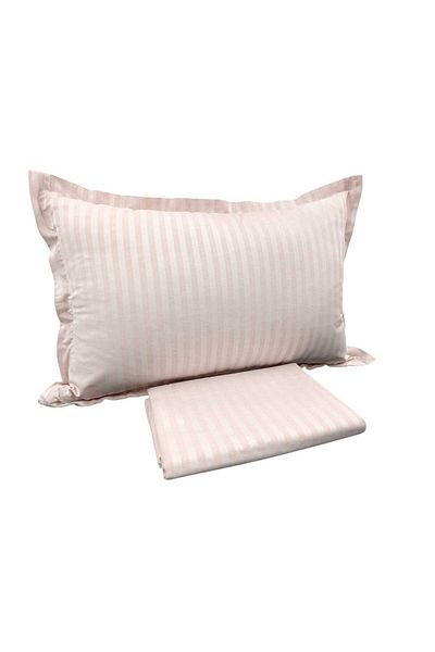 Hayal çeyiz Single Satin Flat Sheet Set Pink