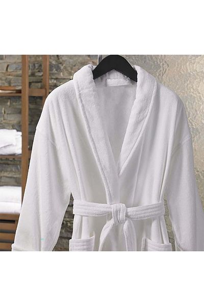 PAMUK DÜNYAM HOME Women's - Men's Single Bathrobe