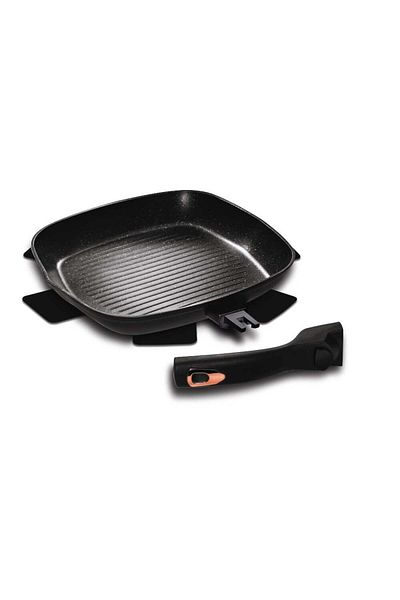 Berlinger Haus Grill pan 28 cm with removable handle Black Rose Berlinger Haus BH 1953