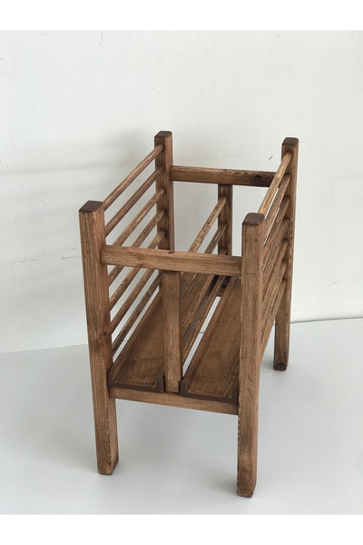 lata ahşap ahşap eskitme dekoratif dergilik,kitaplık,gazetelik