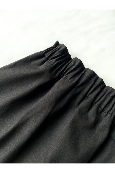 Viva Vogue Gabardine Fabric Children's Elastic Skirt