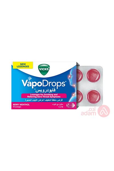 Vicks VAPODROPS BERRY MNTOL 16 LZ