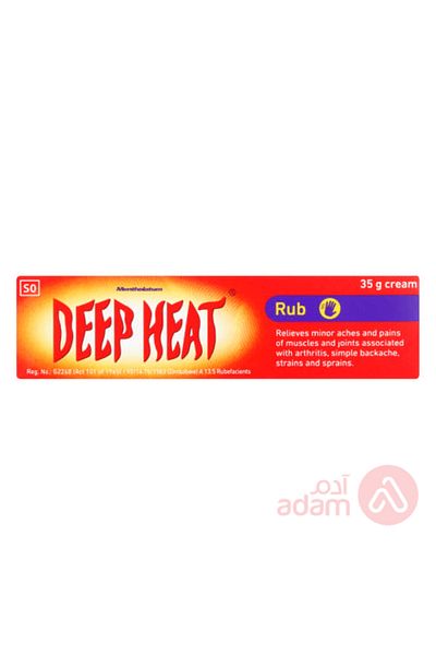 Deep heat Rub 35g (40124) --- Deep Heat Cream 35g