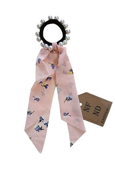 NF ND ENEFENDİ لؤلؤة حجر مشبك مرن وشاح رفيع مريح خفيف الوزن مفيد أنيق قماش شيفون مشبك لؤلؤي فردي