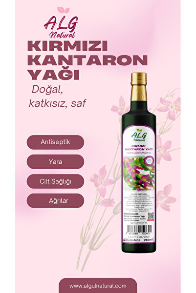 Alg Natural Kırmızı Kantaron Yağı