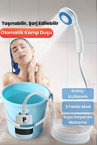 post alley Şarjlı Otomatik Kamp Duşu