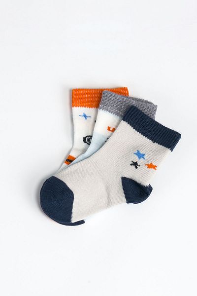 Aziz Bebe 3-Piece Socks Boy