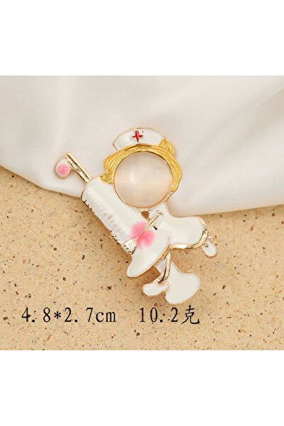 marimari Broş Doktor ,Hemşire Hediyelik Takı Aksesuar Yaka İğnesi