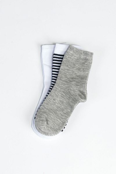 Aziz Bebe Boy's Seamless 3-Piece Socks 3 Years - 6 Years