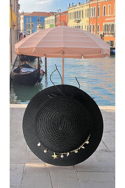 Deeplively Women's Straw Hat Summer Beach Hat Premium Quality - Foldable - Adjustable to Head