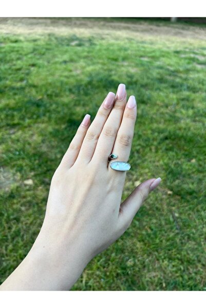 Glowy&Co. Aura Duo Gümüş Rengi Kararmaz Çelik Yüzük