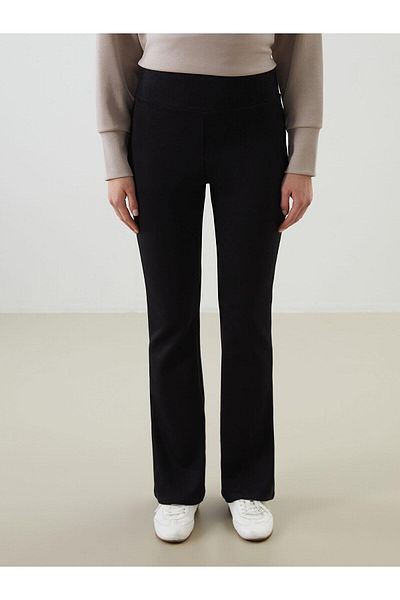 LC Waikiki LCWAIKIKI Pantaloni clasici cu talie elastică evazați pentru femei (S5)
