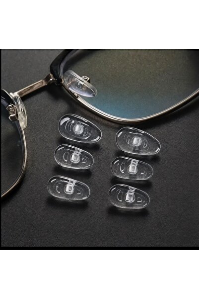 VENTİ VENTİSCA 3 Pairs of Glasses Silicone Nose Pad (Plaque) Transparent