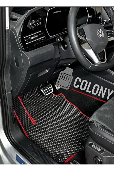 COLONY Volkswagen Caddy (2021-2025) Hücreli Premium Eva Paspas Seti Tam Set P...