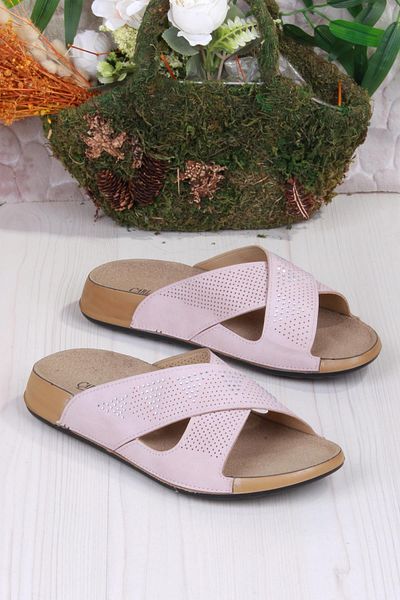 fort 223808   Powder Comfortable Flexible Anatomical Women's Slippers