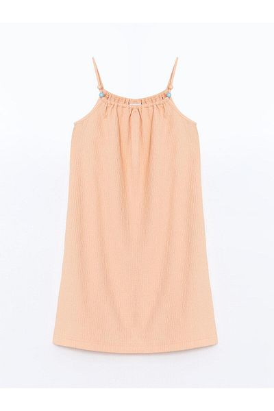 LC Waikiki Basic Beaded Girl's Short Dress (S5)