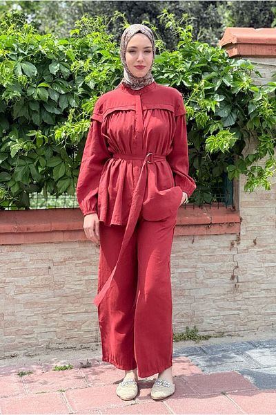 Moda Rosa 25Y7555 - Tile - Robali Belt Suit