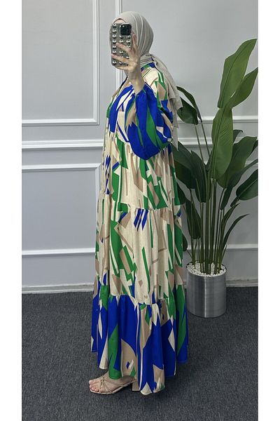 bybaharoz Viscose Dress