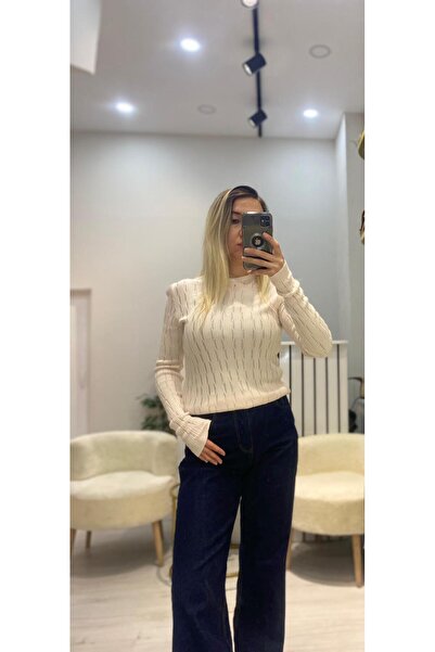 Roseden Ajurlu Triko Bluz