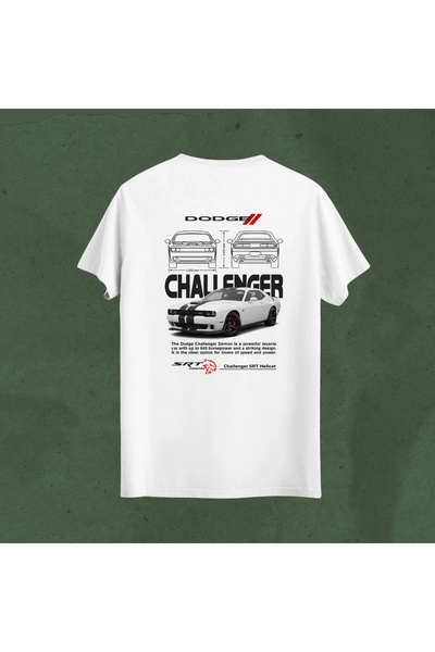 Qool Collection Жіноча футболка з тематикою Challenger - 100% бавовна, стильн...