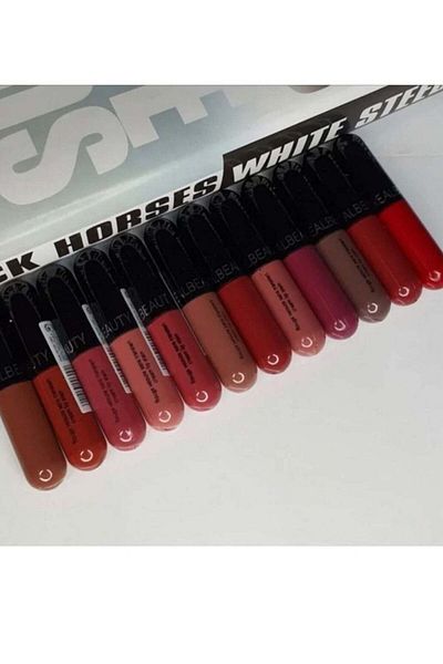 real beauty Long-lasting Matte Lipsticks (Set of 12)