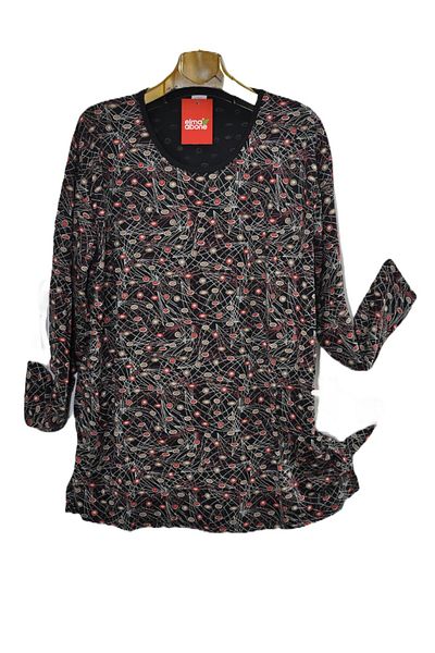 elma abone Super Oversize Combed Bluz
