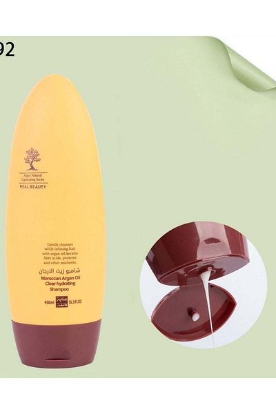 real beauty Moisturizing Shampoo with Moroccan Oil 450ml