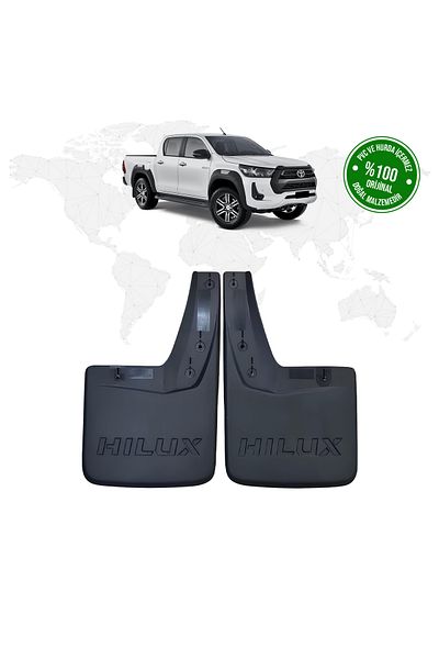 FA OTOMOTİV Toyota Hilux 2015 Model & Post - Rear 2-Pack Mudguard (Fender & Dust Cover)
