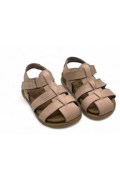 Piarmoni Genuine Leather Anatomical Cork Sole Children's Sandals