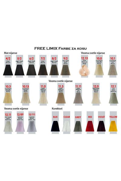 Hairstore Very Light Natural Platinum Hair Dye 100ml by Freelimix
