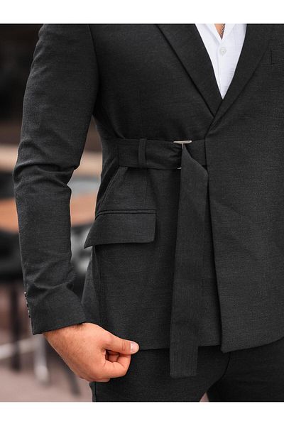 hello7 Men's Slim Fit Slim Fit Suit