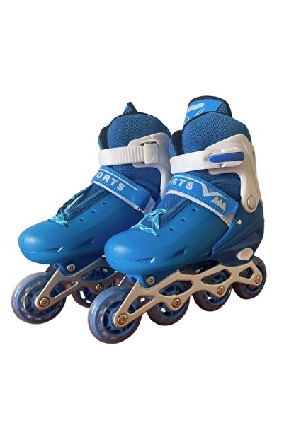 zola Adjustable roller skates for children, aluminum frame, 4 in-line wheels, size 30-34