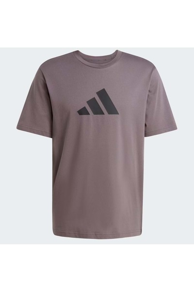 adidas M FI 3Bar Tee 3 Смугаста футболка з логотипом Чоловіча футболка СІРИЙ