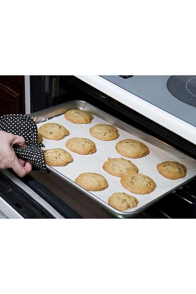 ALMUFARREJ Aluminum Rectangular Baking Tray Set - 3 Pieces