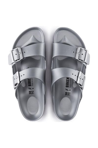Birkenstock Papuci/sandale de damă argintiu metalic1003491-S metalic