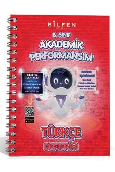 STOREMAX Muartshop 8 My Academic Performance Notebook Bilfen Publishing 871301