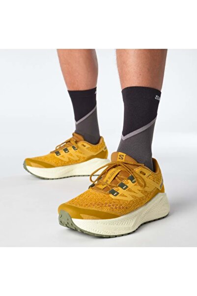 Salomon Aero Glide 3 Grvl Patika Koşu Ayakkabısı Unisex Spor Ayakkabı SARI