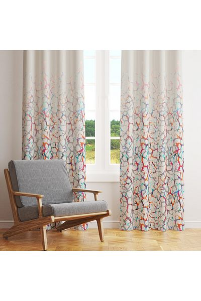 stellahomes Special Design Decorative Background Curtain 140X260 cm Single Wing