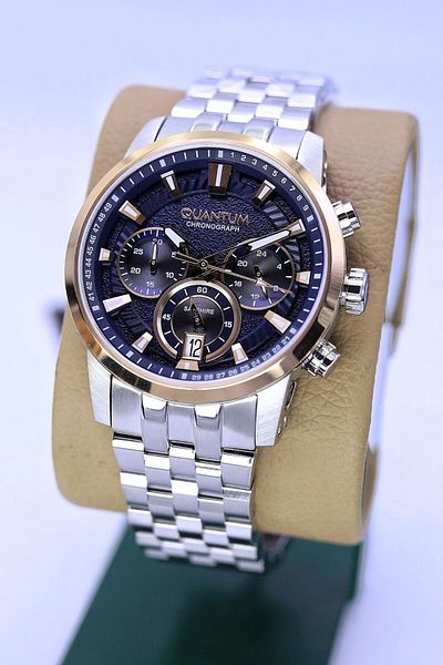 Quantum Steel Cord Men's Wrist Watch Asw123-I1944Q