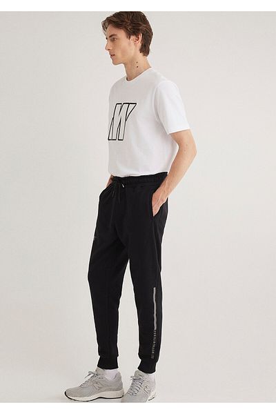 Mavi Pro Reflective Detailed Black Sweatpants 066256-900