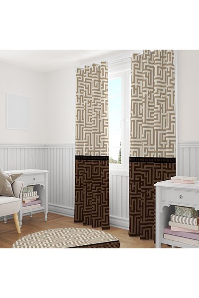 stellahomes Special Design Decorative Background Curtain 140X260 cm Single Wing
